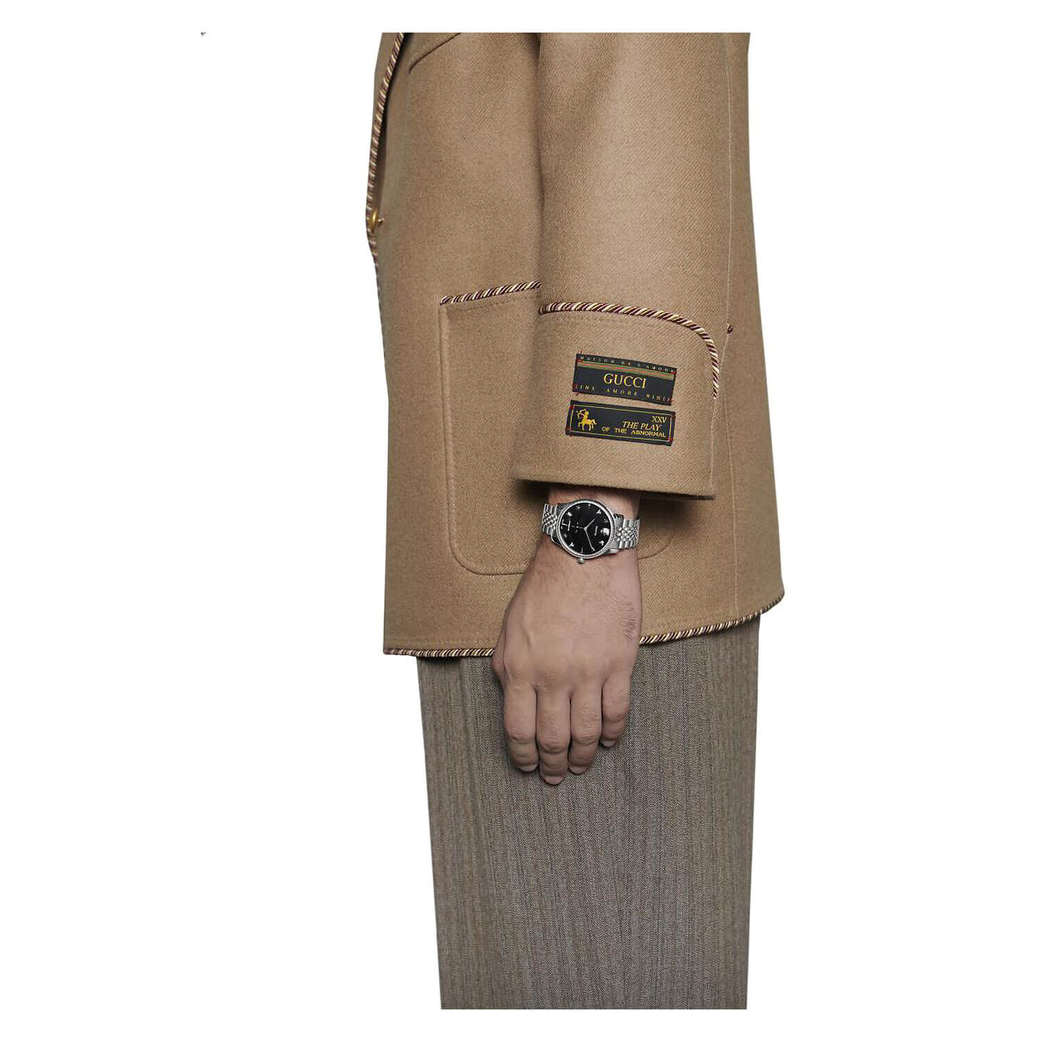 Gucci G Timeless Automatic Black Dial 40mm Mens Watch