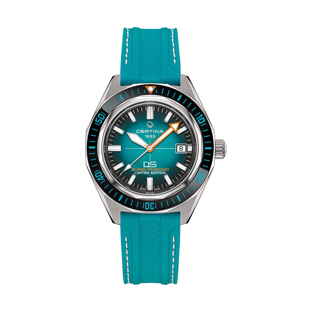 Certina DS Super PH2000M STC 43mm Blue Dial Titanium Bracelet Watch
