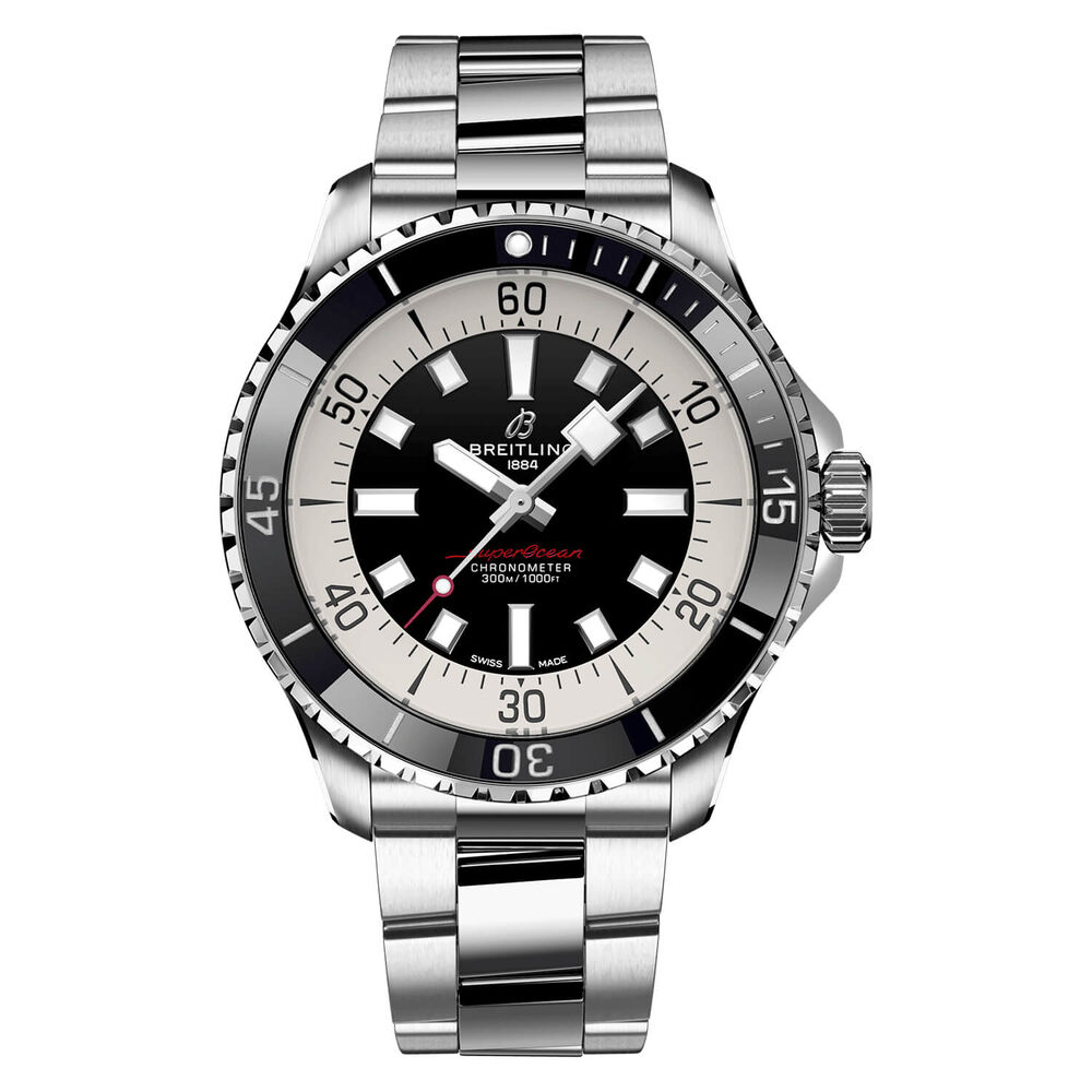 Breitling Superocean Automatic 44 Black Dial Bracelet Watch image number 0
