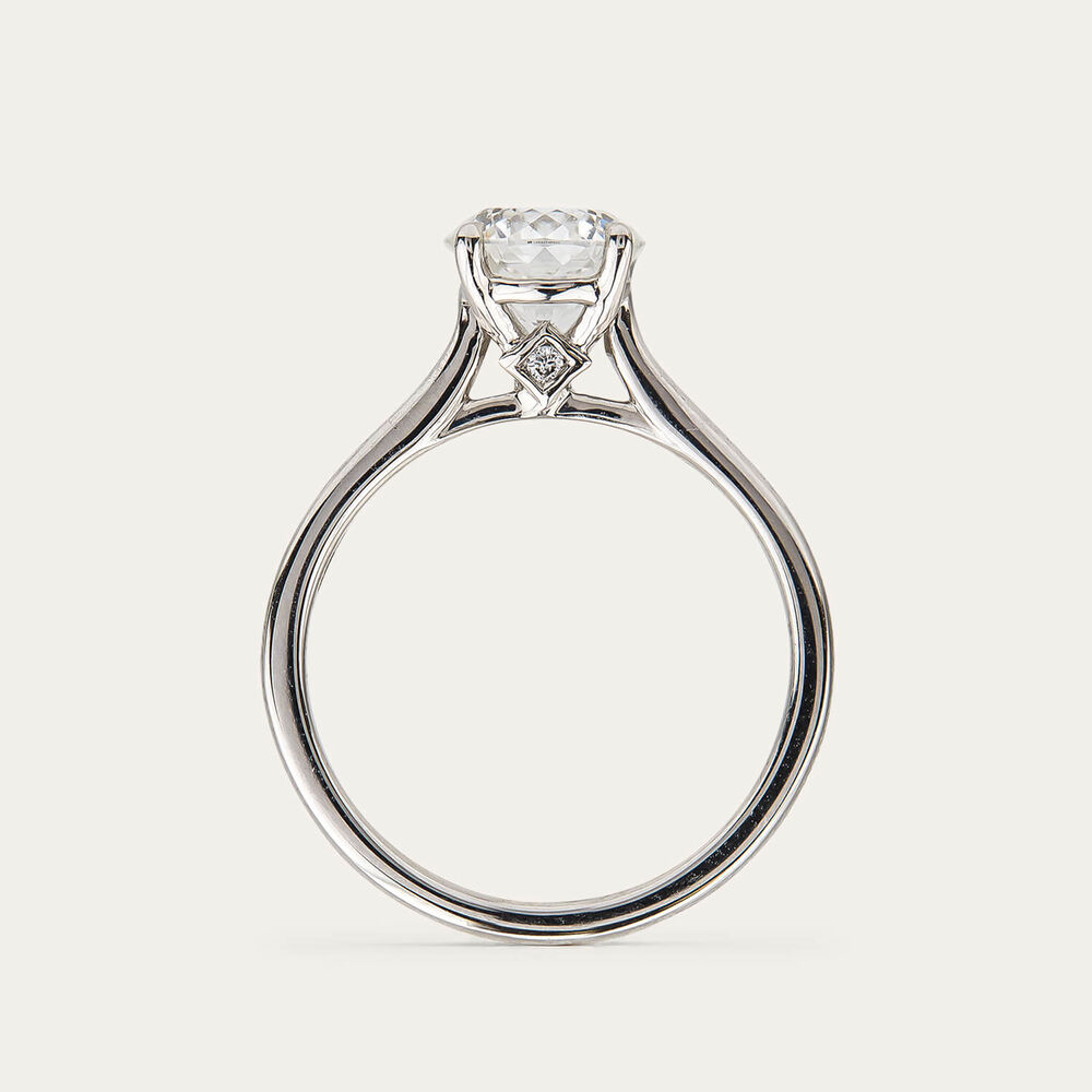Born NOVA Platinum 1.50ct Round Lab Grown Diamond Solitaire Ring