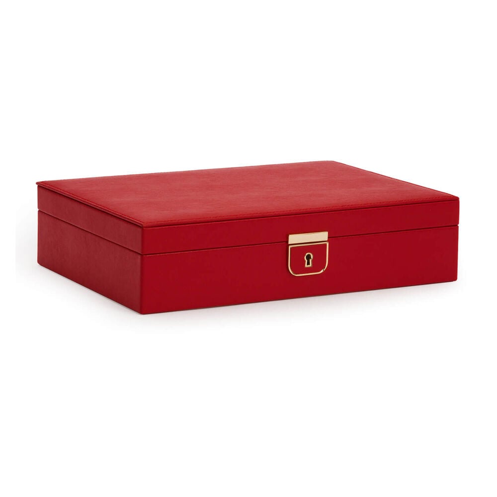 WOLF PALERMO Medium Red Jewellery Box