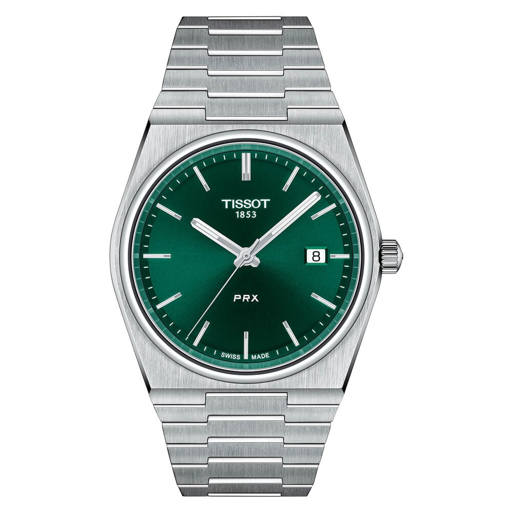 Tissot PRX 205 40mm Quartz Green Dial Steel Case Watch