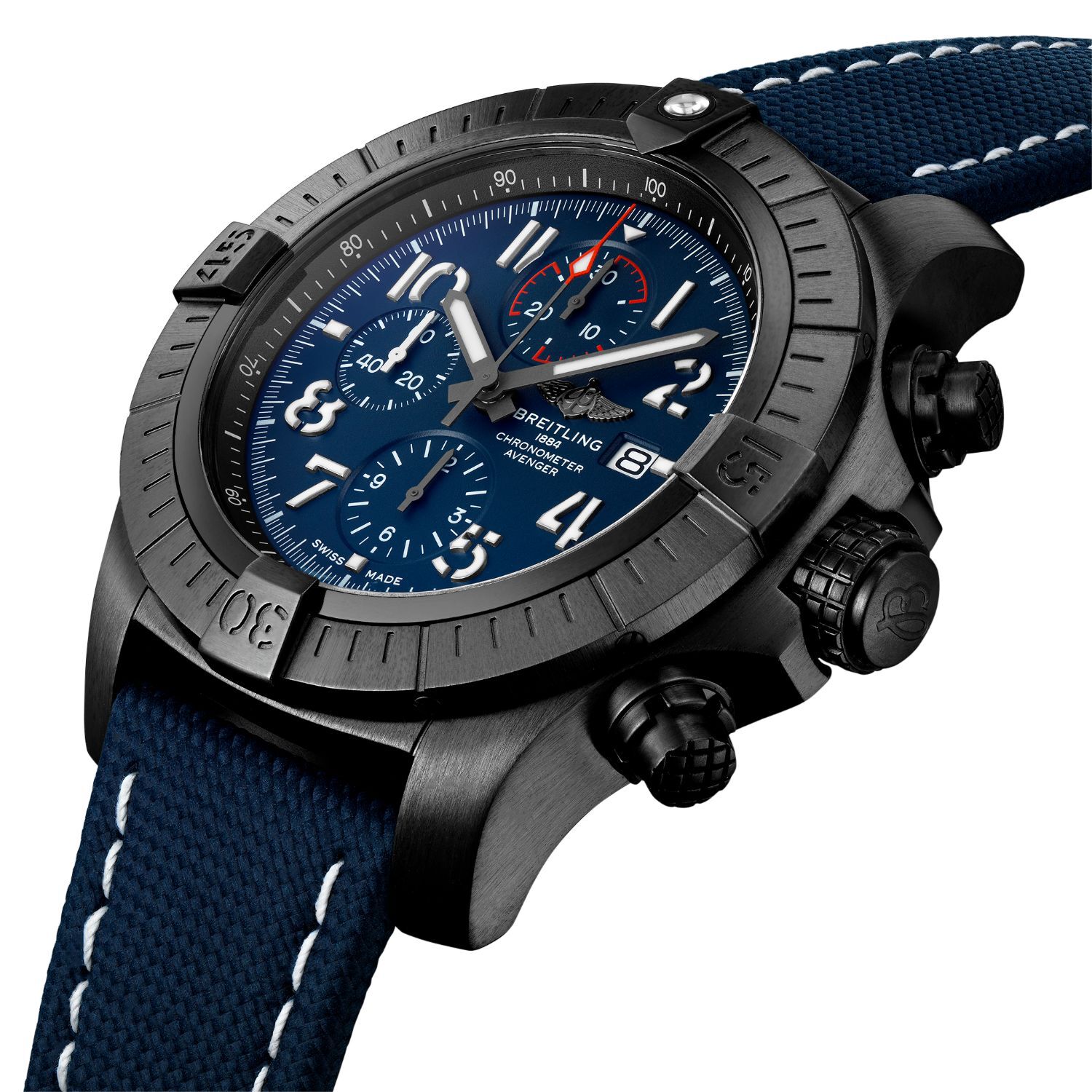 Breitling Avenger 48mm Night Mission Titanium Case Watch