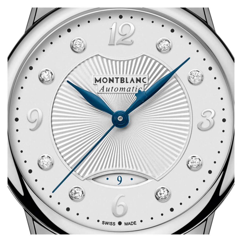 Montblanc Boheme 30mm Silver Dial Diamod Dot Bracelet Watch image number 3