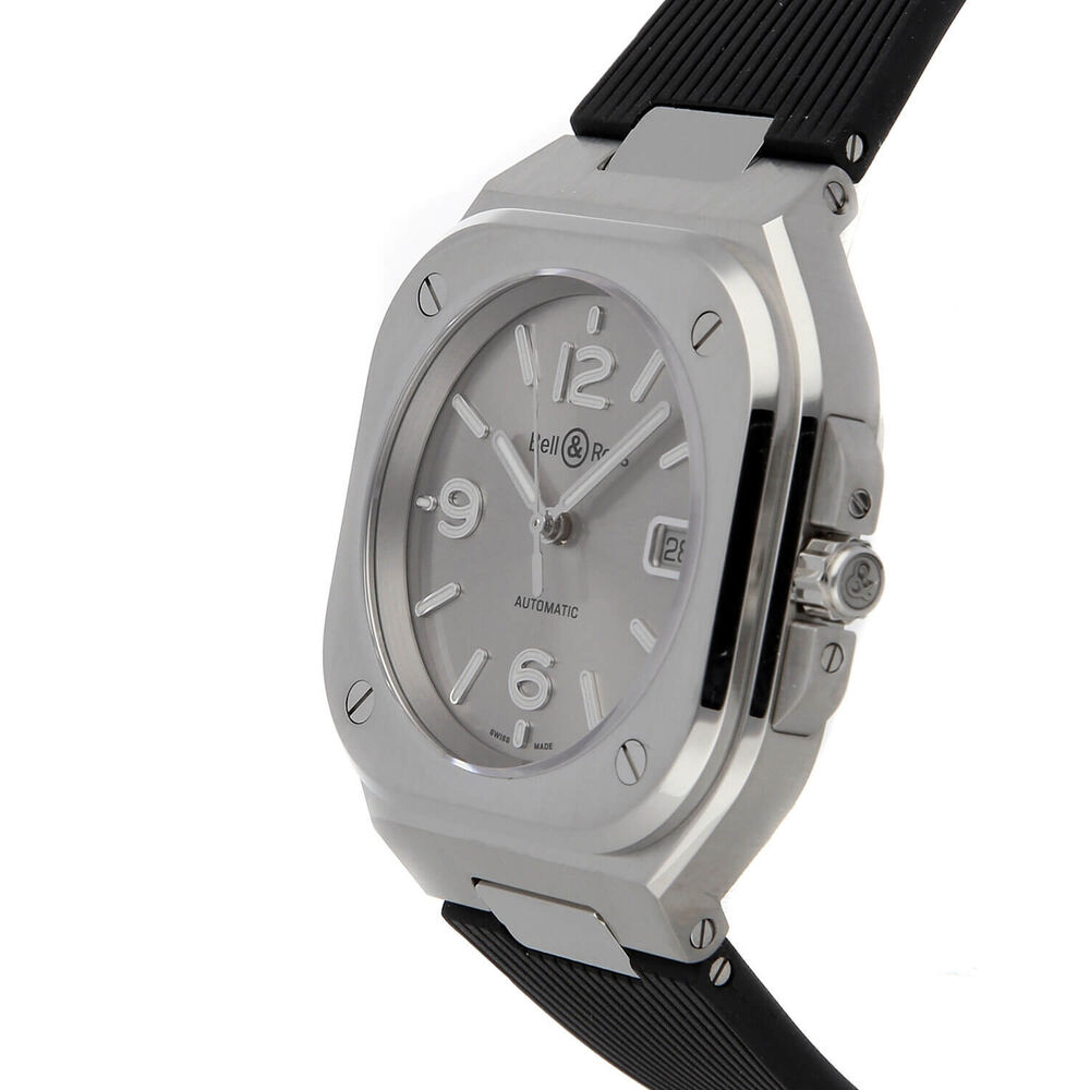Bell & Ross Br05 Grey Steel Mens Instrument Watch image number 1