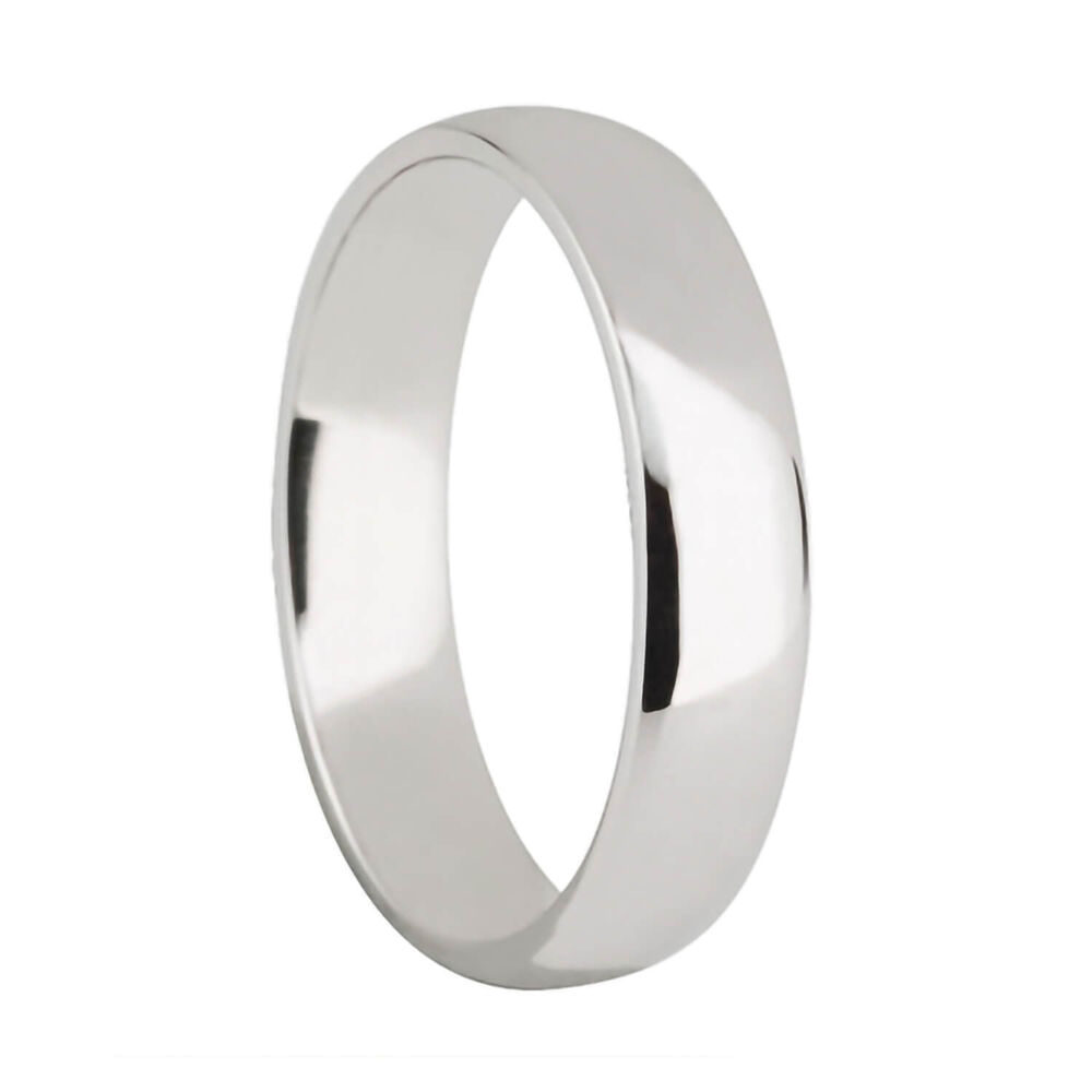 9ct white gold 5mm superior court wedding ring