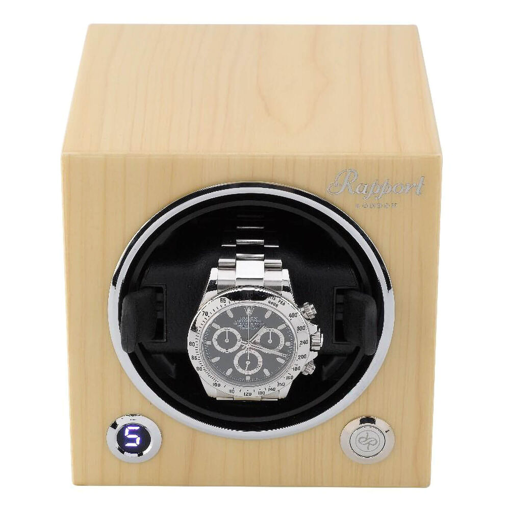 Rapport Evo CubeE MKII Maple Watch Winder image number 1