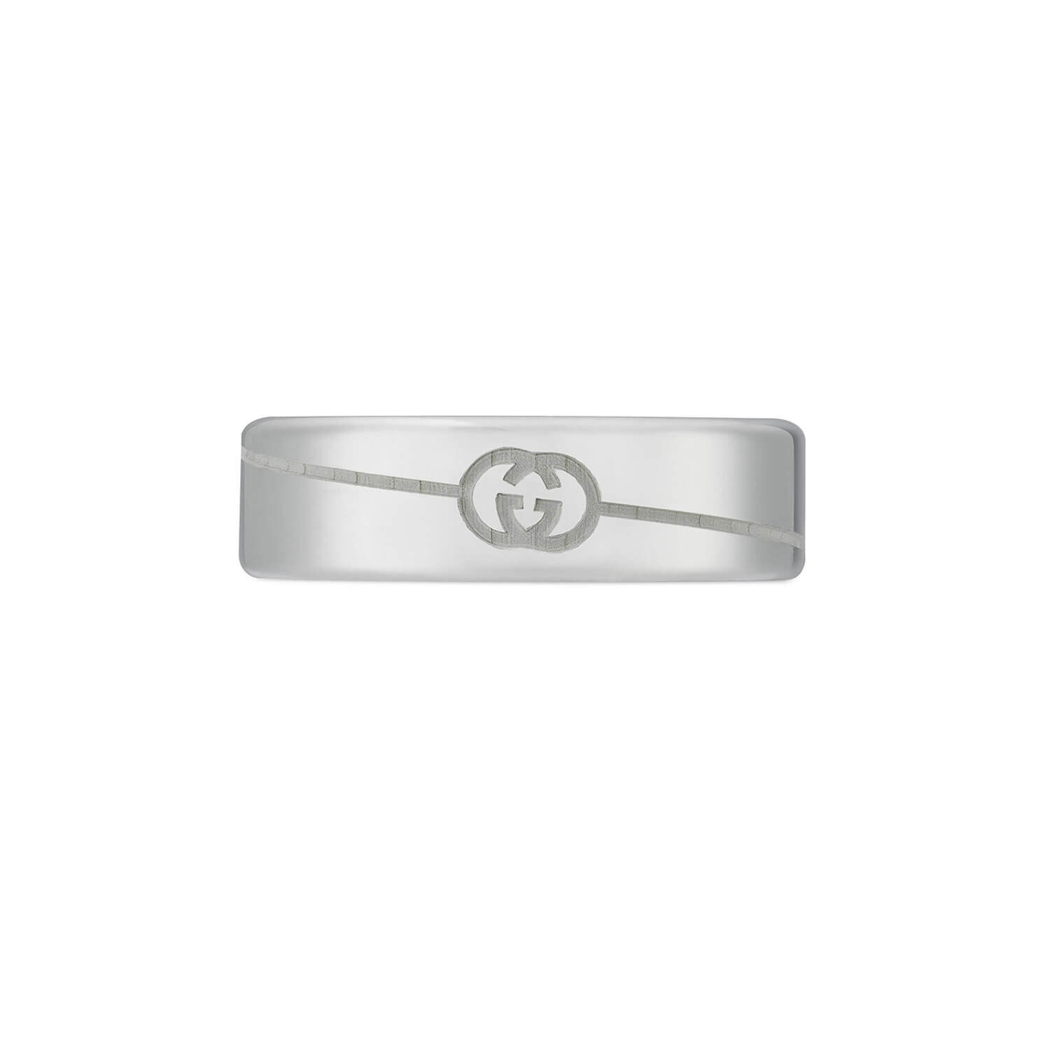 Gucci interlocking g shop sterling silver 6mm ring