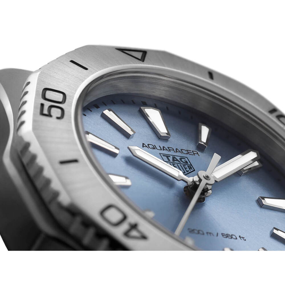 TAG Heuer Aquaracer Professional 200 Quartz 30mm Light Blue Dial Steel Case Bracelet Watch