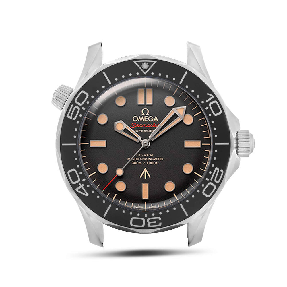 OMEGA Seamaster Bond Brown Dial Titanium Case NATO Strap Watch image number 4