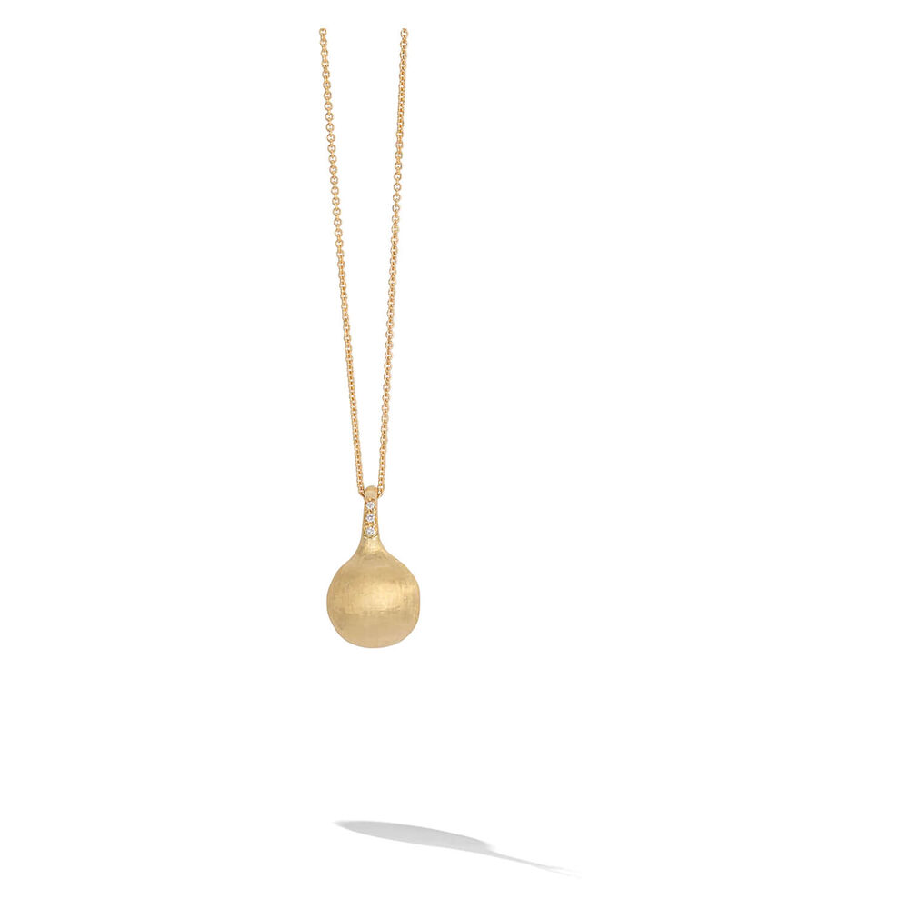 Marco Bicego Africa 18ct Yellow Gold Diamond Pendant image number 0