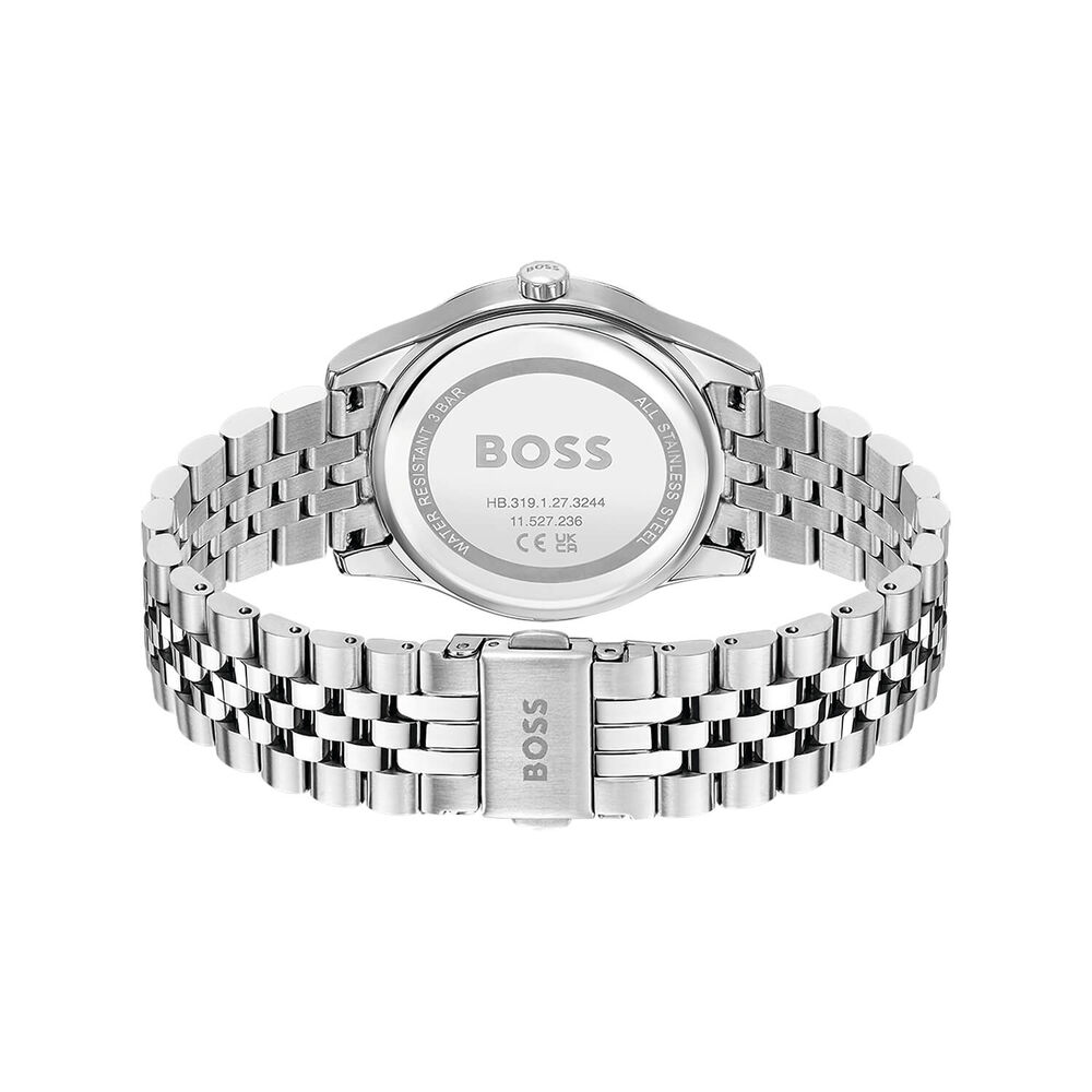 BOSS Graceful 36mm Light Blue Dial Stainless Steel Bracelet Watch image number 3