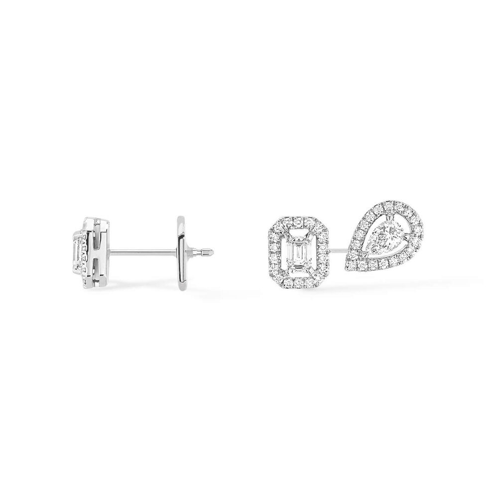 Messika My Twin 18ct White Gold 0.44ct Diamond Stud Earrings image number 1
