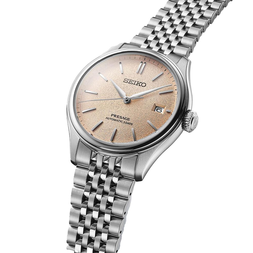 Seiko Presage Classic Series 'Araigaki' 40mm Dial Steel Bracelet Watch image number 2