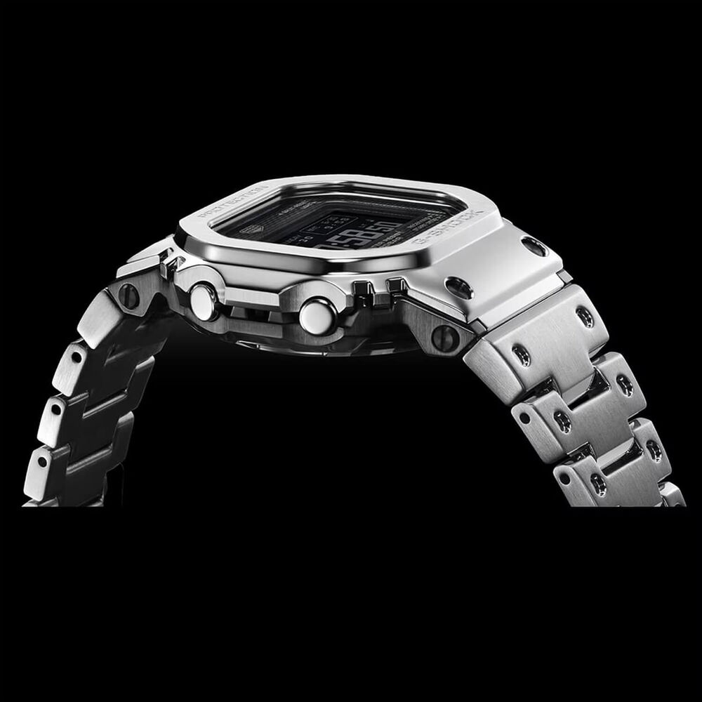 G-SHOCK Full Metal 5000 Series 49.3mm Black Dial Steel Bracelet Watch