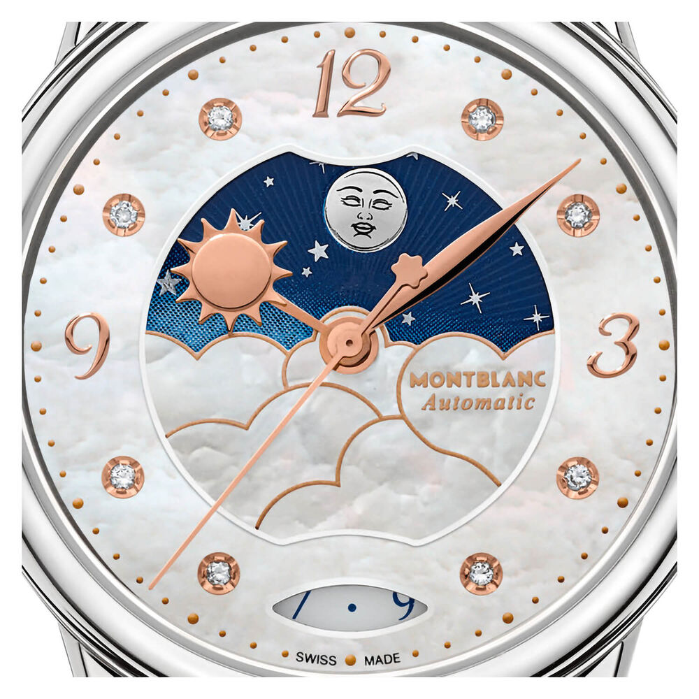 Montblanc Boheme 30mm Silver Dial Day&Night Function Bracelet Watch image number 2