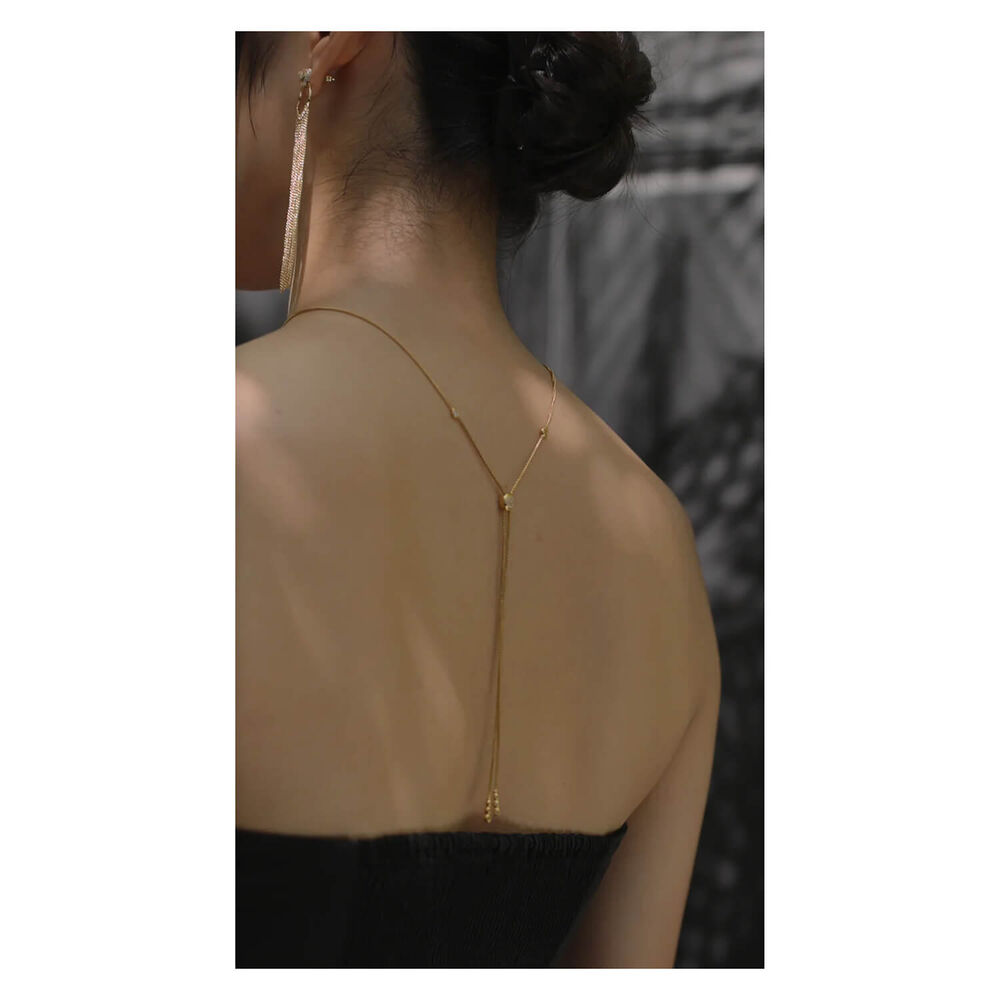 CARAT* London Maumau Yellow Gold Vermeil Cat Head Necklace image number 3