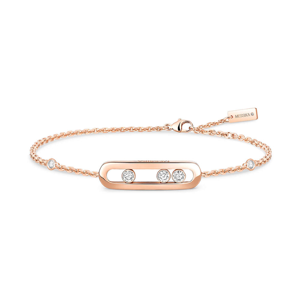 Messika Baby Move 0.10ct Diamond Rose Gold Bracelet image number 1