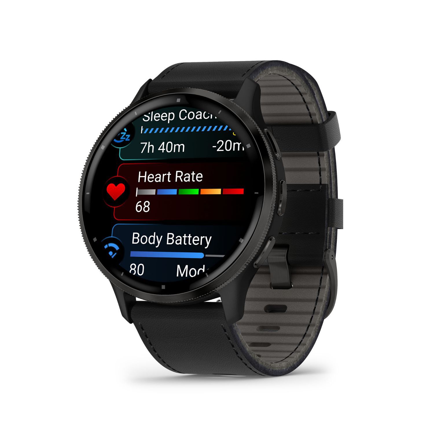 Garmin Venu 3 Black 45mm Dial Silicone Strap Watch