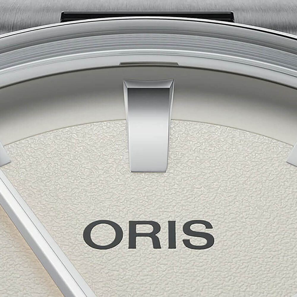 Oris Artelier Date 38mm White Dial Black Leather Strap Watch