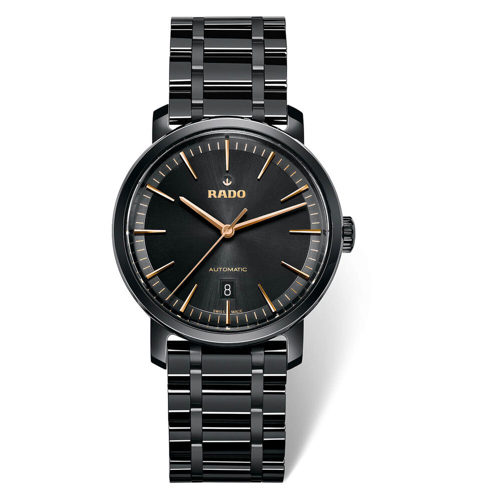 Pre-Owned Rado DiaMaster men's automatic black ceramic watch