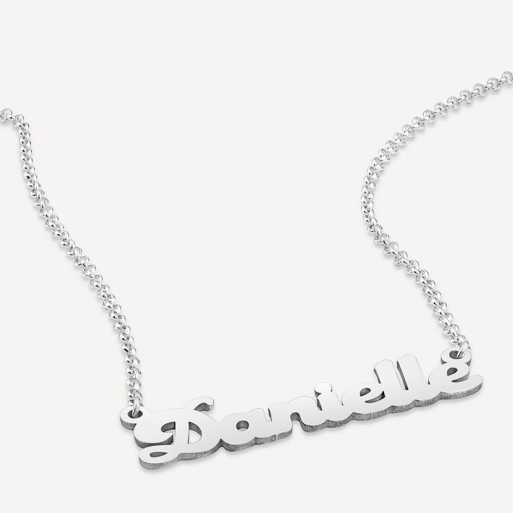 Sterling Silver Personalised Name Necklace (Special Order: 3-5 weeks) image number 2