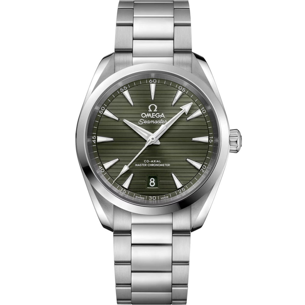OMEGA Seamaster Aqua Terra 150M 38mm Green Dial Steel Bracelet Watch image number 0