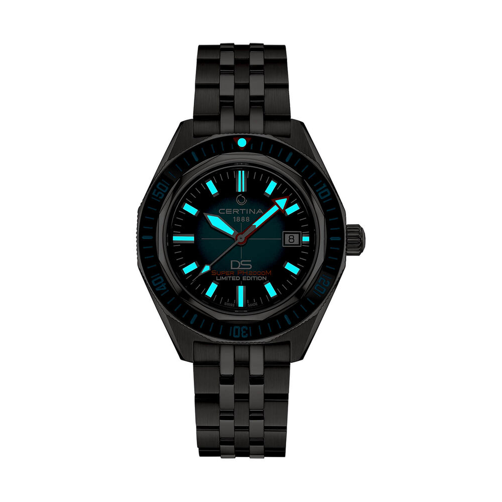 Certina DS Super PH2000M STC 43mm Blue Dial Titanium Bracelet Watch