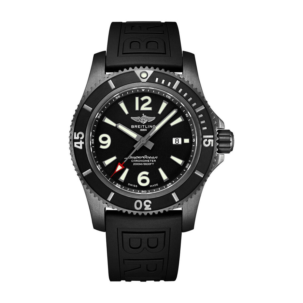 Breitling Superocean Automatic Black Dial & Black Steel 46mm watch