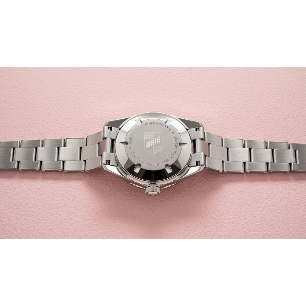 Divers Sixty-Five ‘Cotton Candy’ 38mm Pink Dial Steel Bracelet Watch image number 7