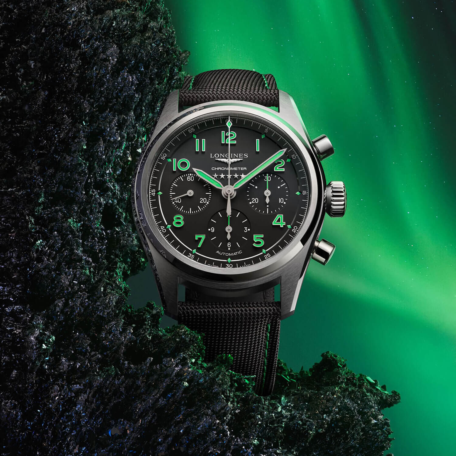Longines Spirit Pioneer Edition 42mm Black Dial Watch at Fraser Hart