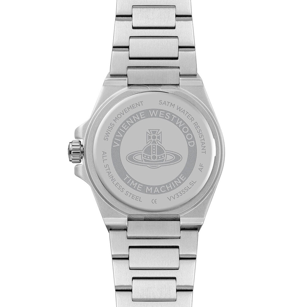 Vivienne Westwood The Hanwell 37mm Silver Dial Steel Bracelet Watch image number 4