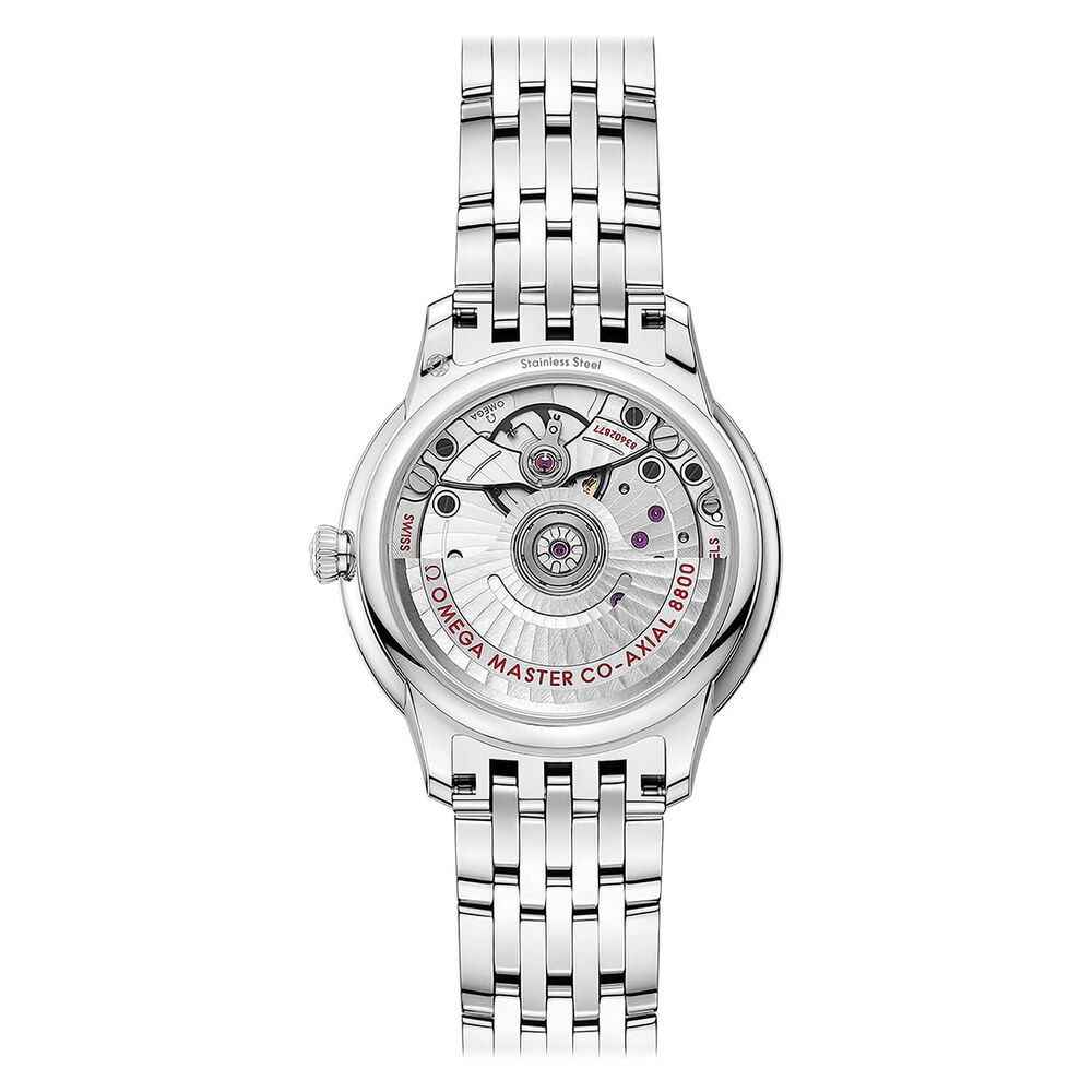 OMEGA De Ville Prestige Co-Axial Master Chronometer 34mm White Dial Bracelet Watch
