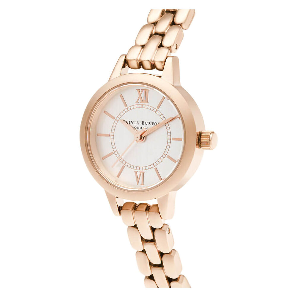 Olivia Burton Mini Dial 23mm Rose Gold Bracelet Watch