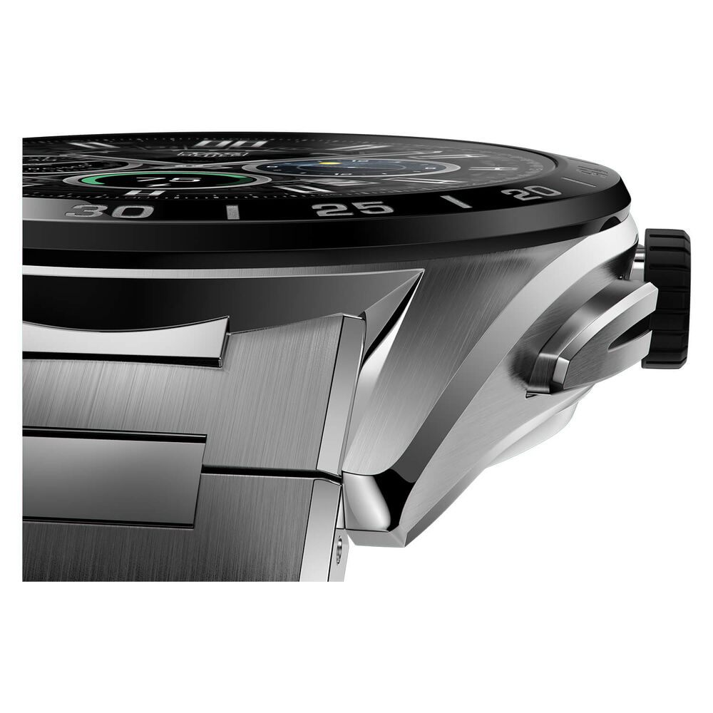 TAG Heuer Connected Calibre E4 45mm Dial Touch Screen Stainless Steel Bracelet Watch image number 2
