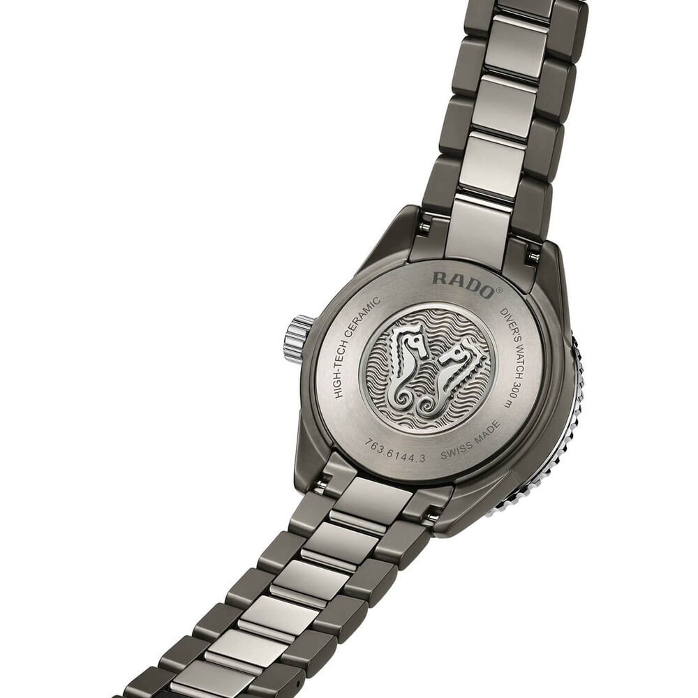 Rado Captain Cook High-Tech Ceramic Diver 43mm Automatic Green Dial Ceramic Case Bracelet Watch image number 3