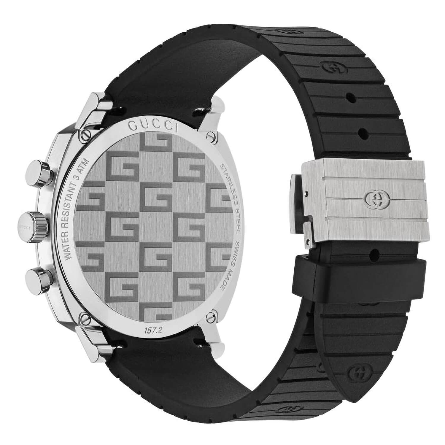 Gucci Grip Collection 40mm Black Strap Watch