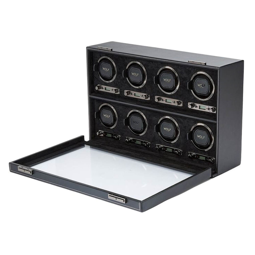 WOLF BRITISH RACING 8pc Black Watch Winder