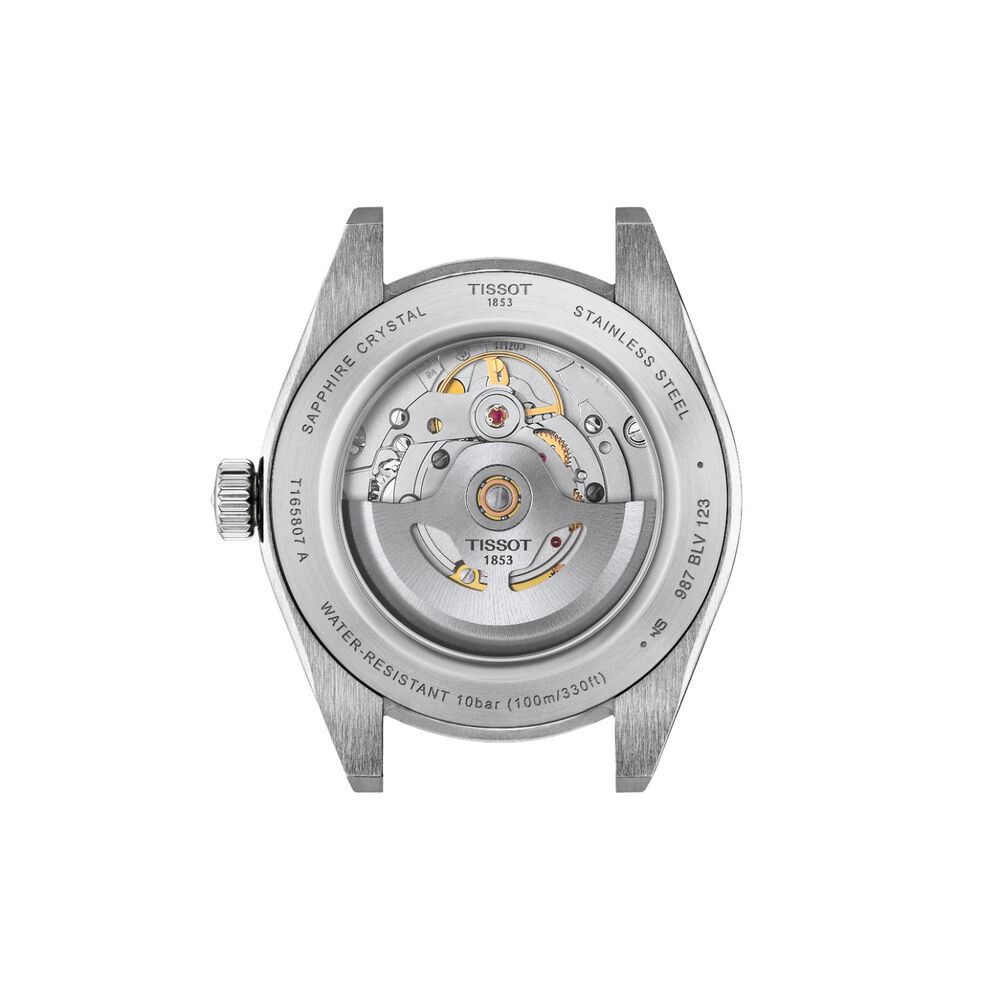 Tissot Gentleman Auto 38mm Blue Dial Steel Case Bracelet Watch