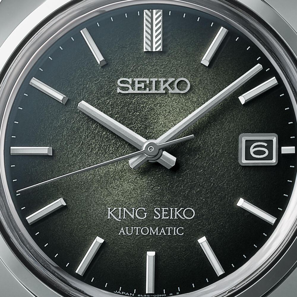 King Seiko ‘Forest Green’ 6L 1969 Re-Interpretation 39.4mm Stainless Steel Bracelet Watch