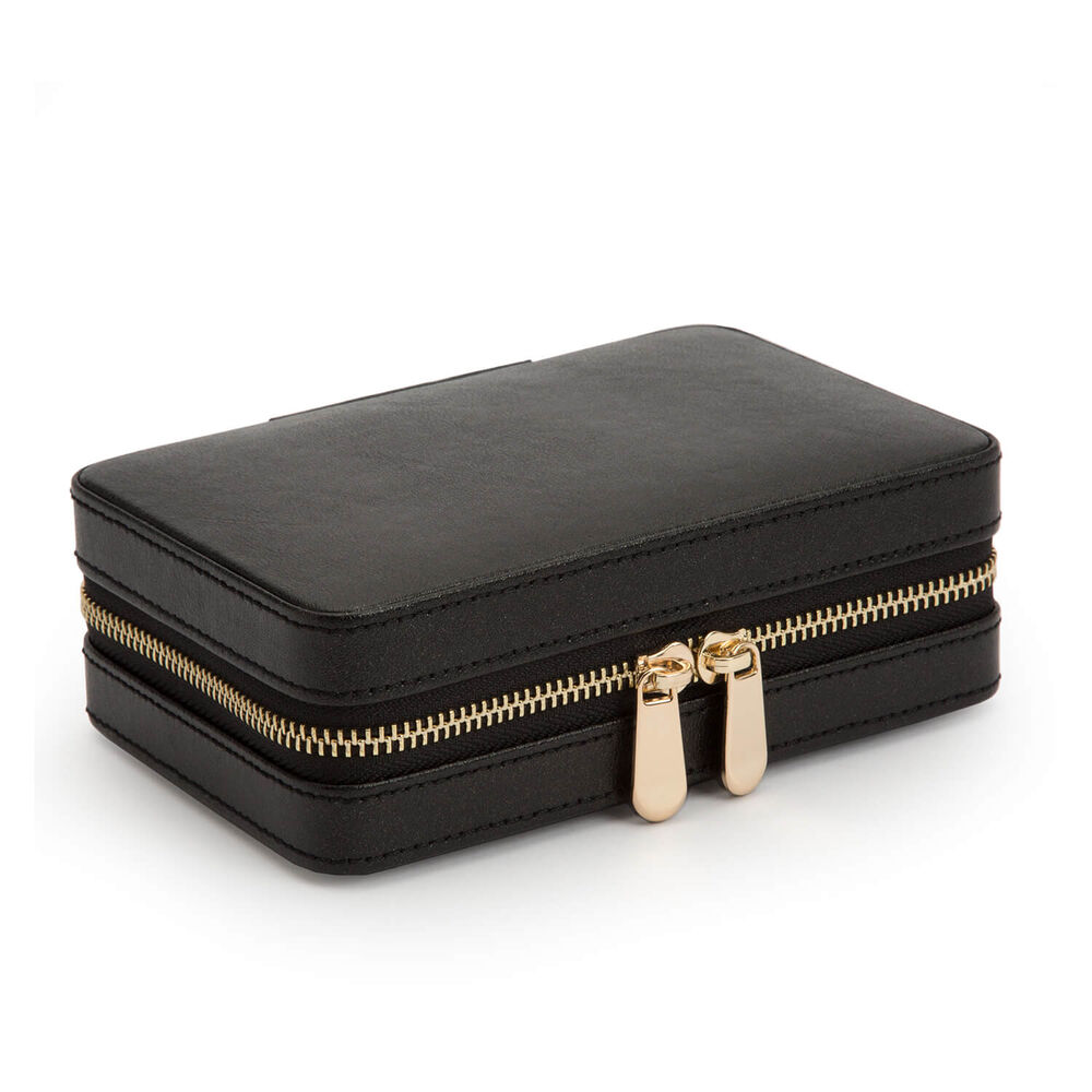 WOLF PALERMO Black Zip Travel Case