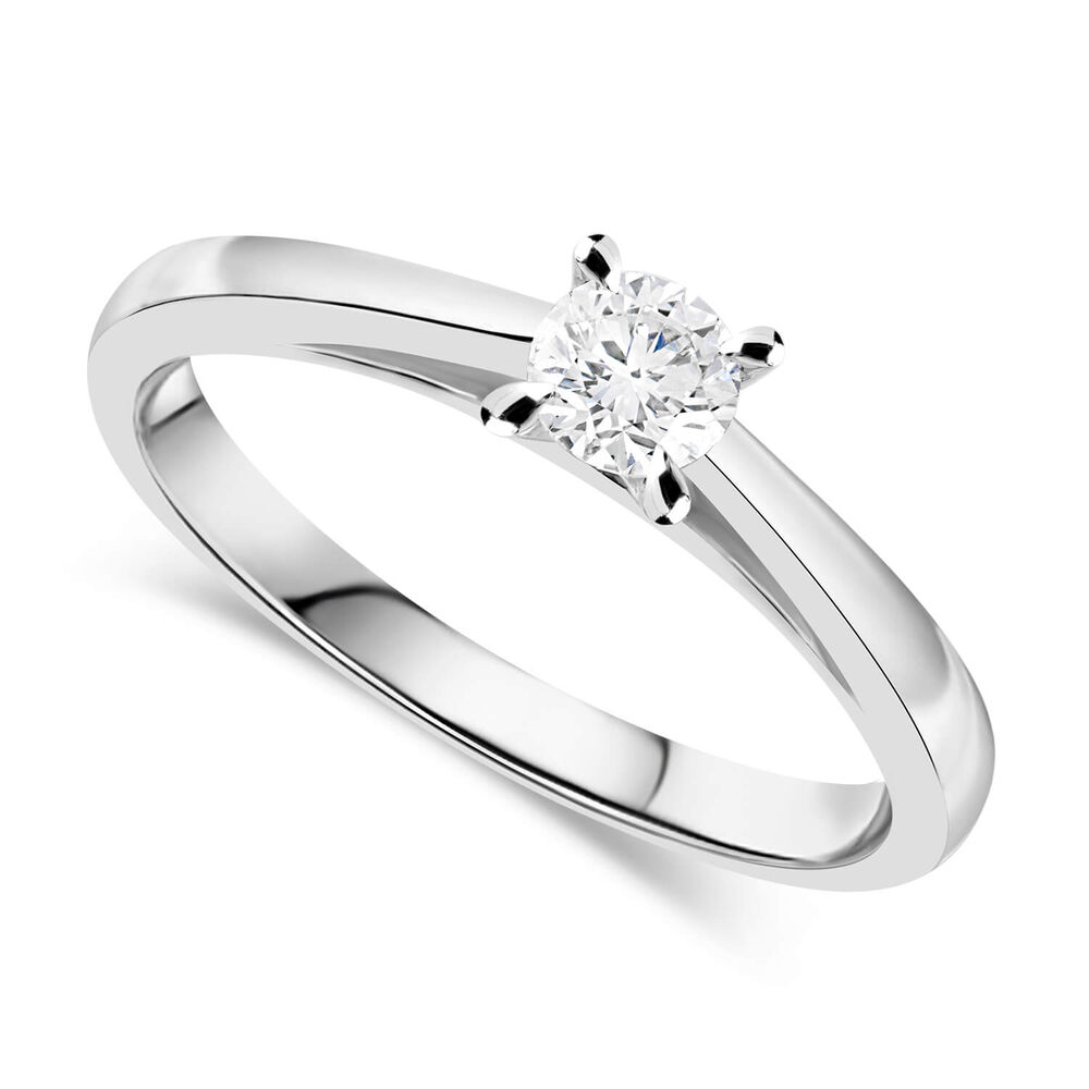Platinum 0.25ct Amia Diamond Solitaire Ring