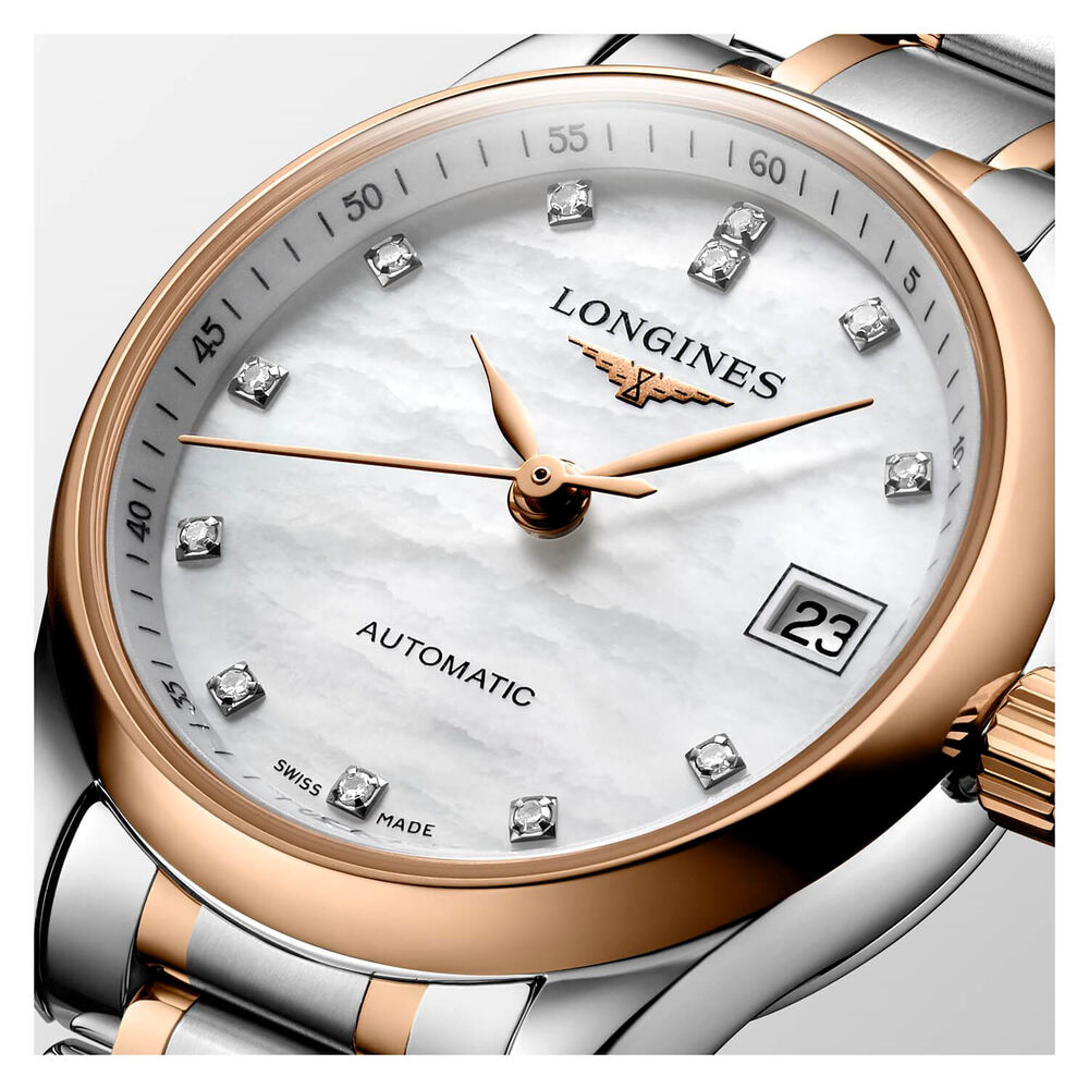 Longines Master Collection 25mm MOP Dial Bracelet Watch image number 1