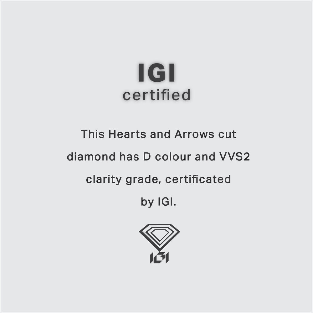 Platinum 0.31ct Round Diamond Six Claw Solitaire Ring image number 6