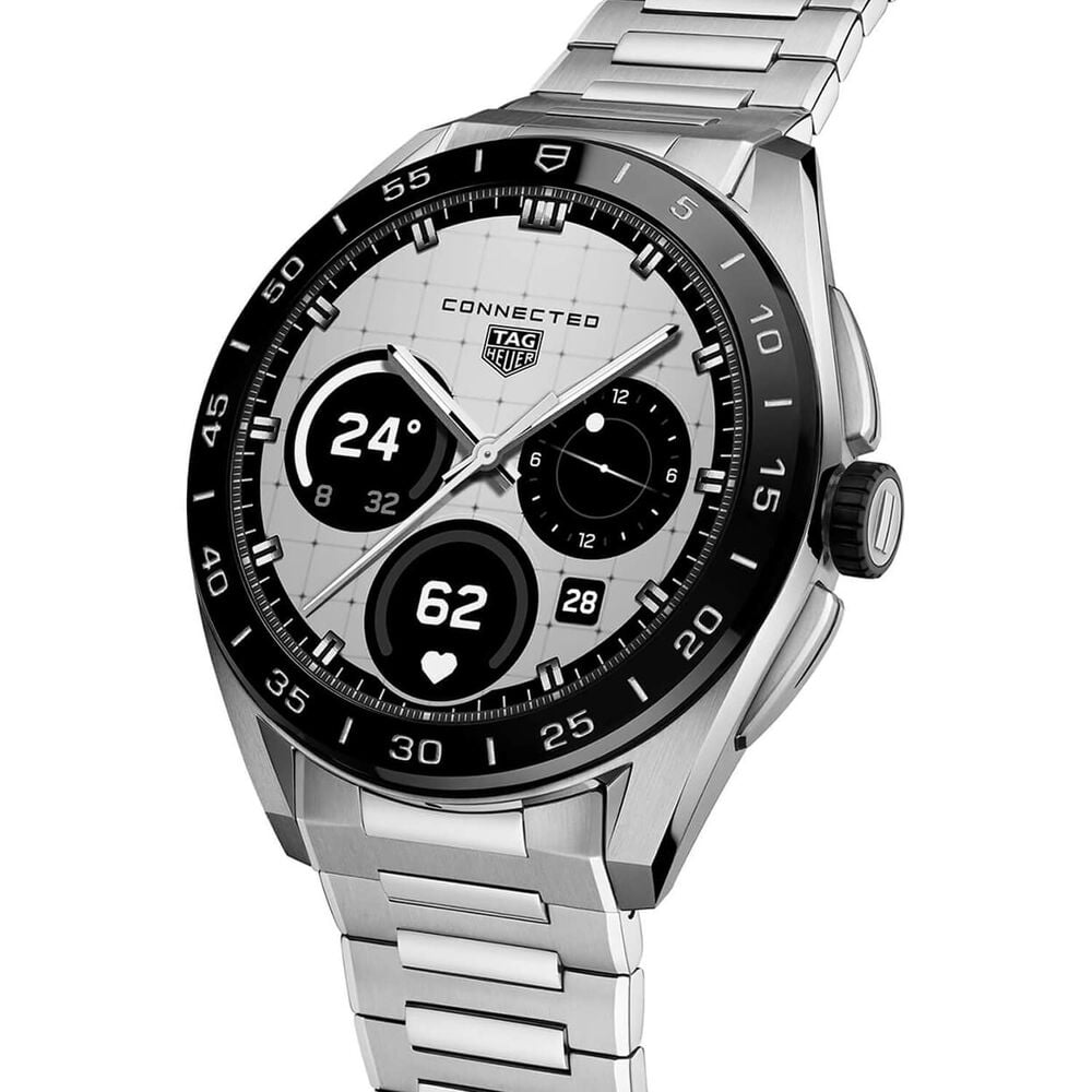 TAG Heuer Connected Calibre E5 45mm Dial Steel Bracelet Watch image number 1