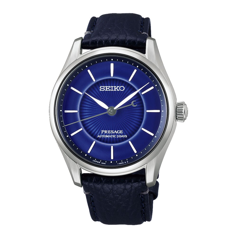 Seiko 145th Anniversary Presage Classic Series Limited Edition 'Shiro-neri' Leather Strap Watch