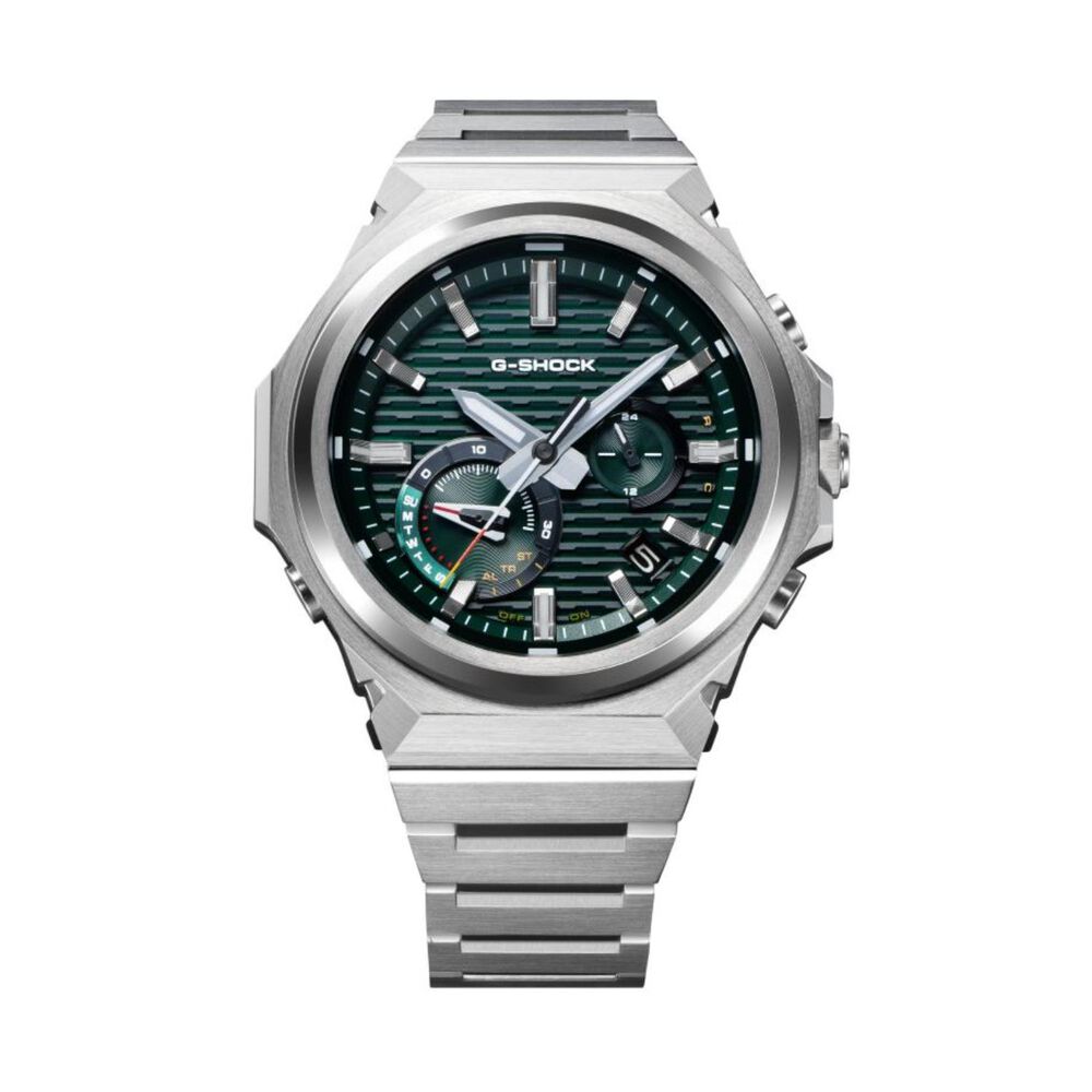 G-SHOCK G-STEEL 46.9mm Green Dial Stainless Steel Bracelet Watch