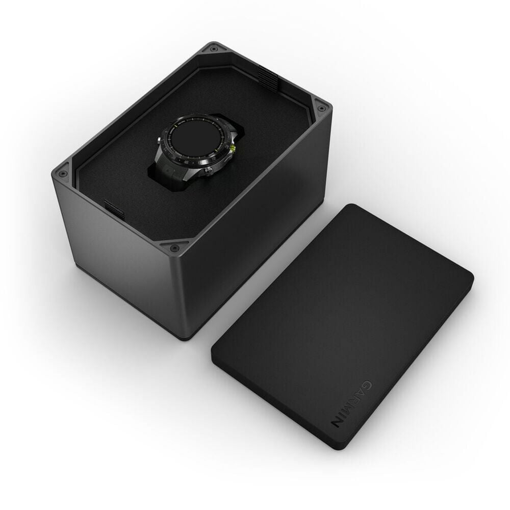 Garmin MARQ® Athlete (Gen 2) 46mm Titanium Case Black Bezel Rubber Strap Watch image number 6