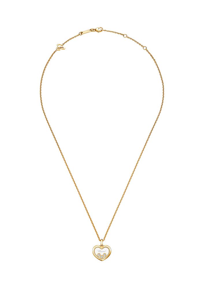 Chopard Happy Diamonds Icons 0.15ct Diamond 18ct Yellow Gold Heart Pendant
