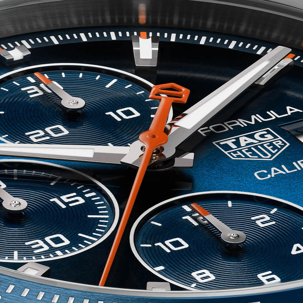 TAG Heuer Formula 1 Chronograph 44mm Blue Dial Stainless Steel Bracelet Watch image number 2